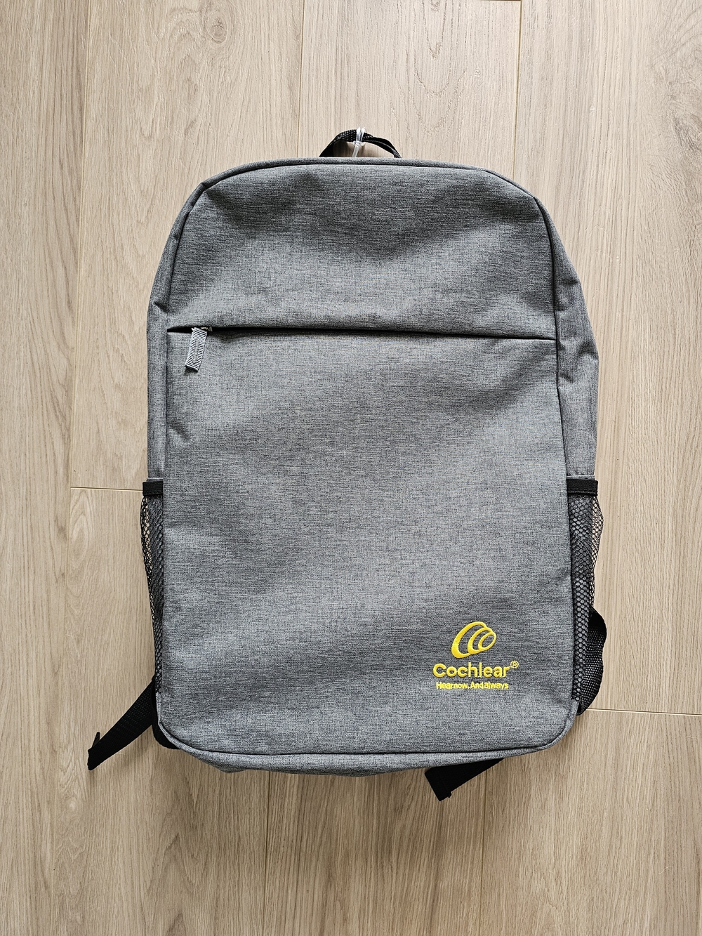 Cochlear Recipient Backpack Grey